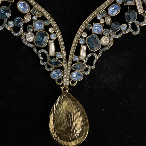Heidi Daus Blue and Silver Multi-Strand Necklace - Picture 3 of 8